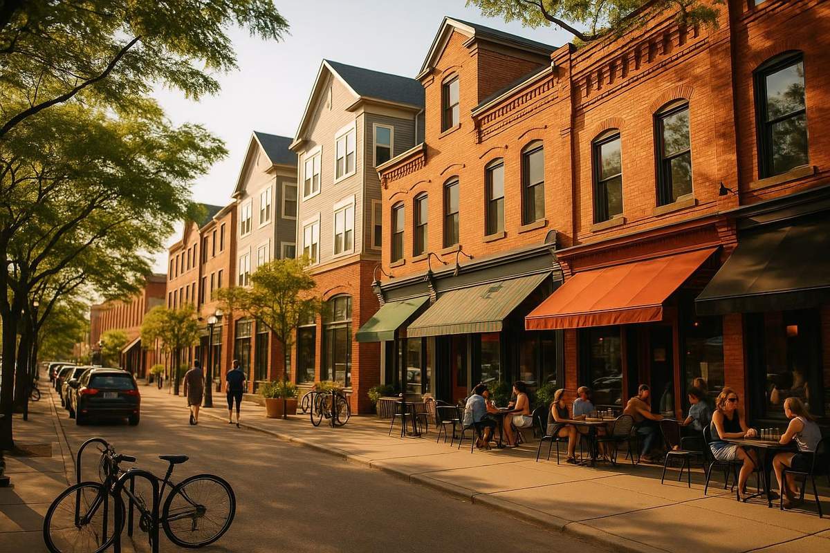 Ann Arbor MI apartments near downtown streets and local shops